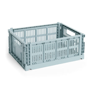 Cesta Colour Crate M · HAY · Dusty Blue