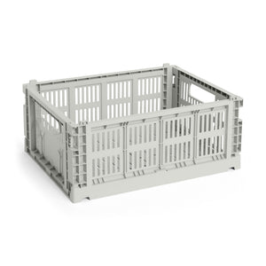 Cesta Colour Crate M · HAY · Grey