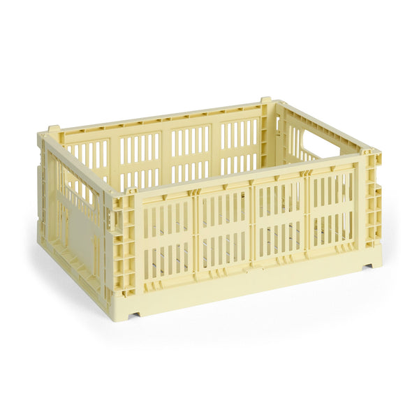 Cesta Colour Crate M · HAY · Light Yellow