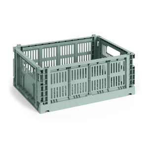 Cesta Colour Crate M · HAY · Sage Green