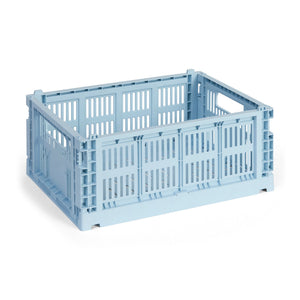 Cesta Colour Crate M · HAY · Soft Blue