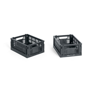 Cesta Colour Crate Mini Recycled · HAY · Charcoal