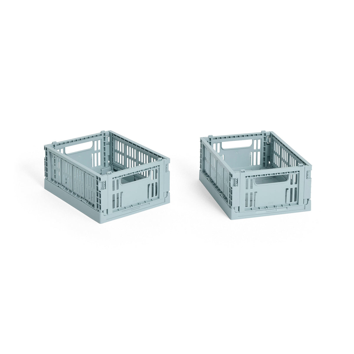 Cesta Colour Crate Mini Recycled · HAY · Dusty Blue