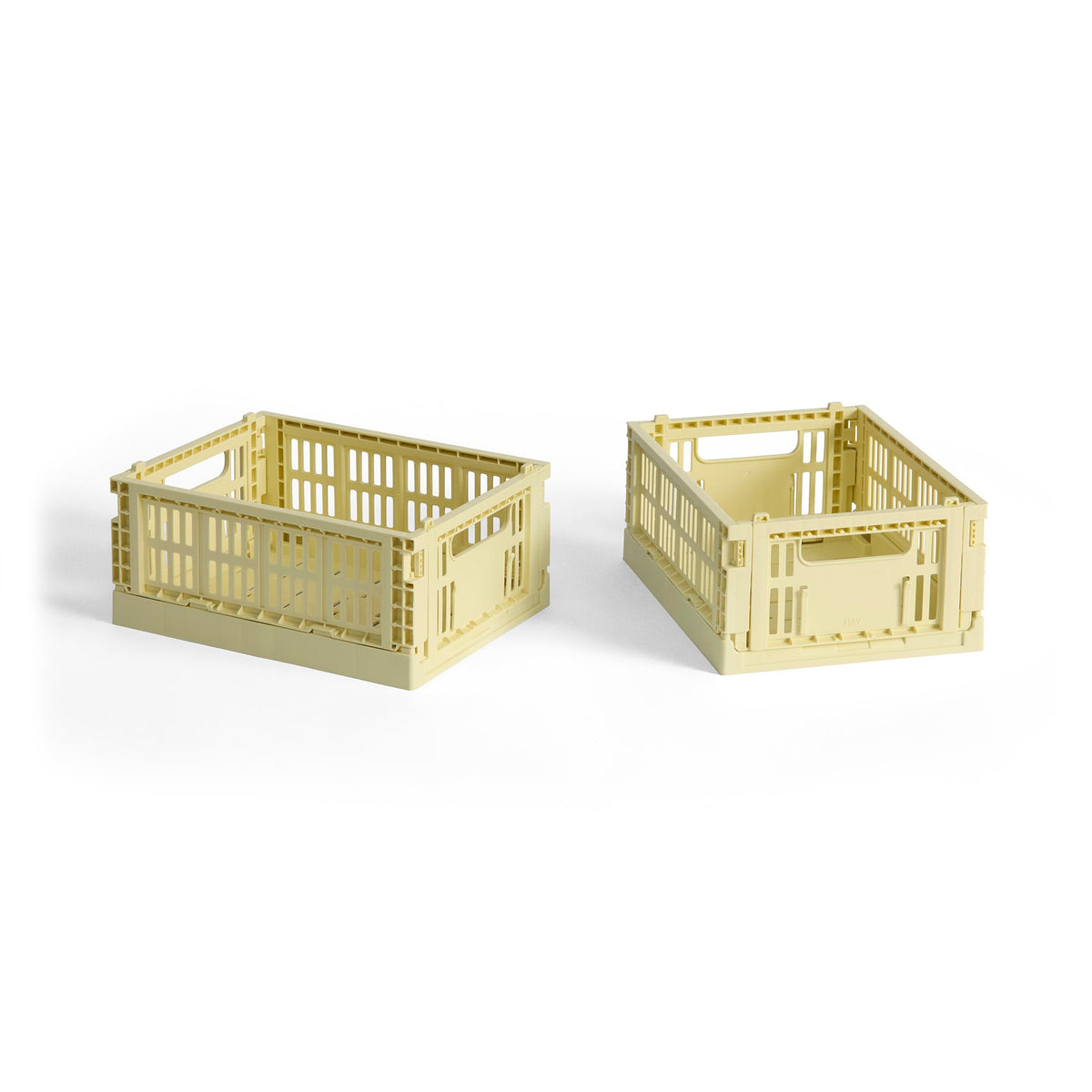 Cesta Colour Crate Mini Recycled · HAY · Light Yellow