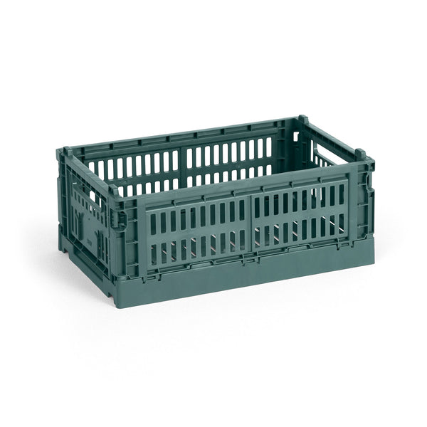 Cesta Colour Crate S · HAY · Dark Green