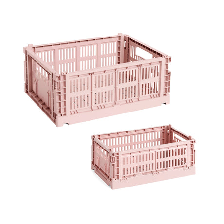 Cesta Colour Crate Mix · HAY · Blush