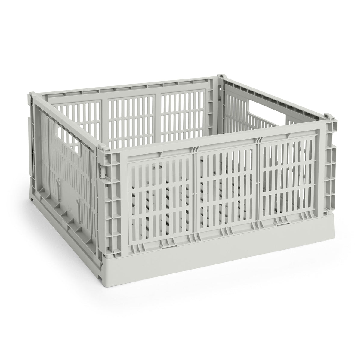 Cesta Colour Crate Square · HAY · Grey / L