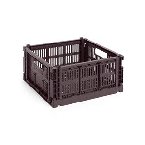Cesta Colour Crate Square · HAY · Bordeaux / M