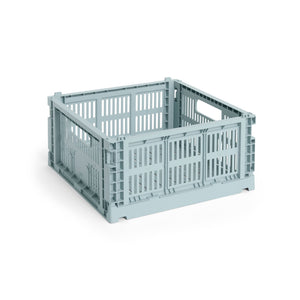 Cesta Colour Crate Square · HAY · Dusty Blue / M