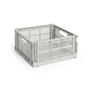 Cesta Colour Crate Square · HAY · Grey / M