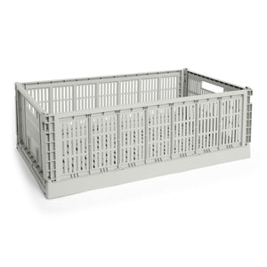 Cesta Colour Crate XL Recycled · HAY · Grey