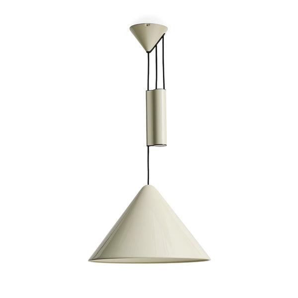 Lámpara colgante Compass · HAY · Oyster White / Height-Adjustable / Ø 43 cm