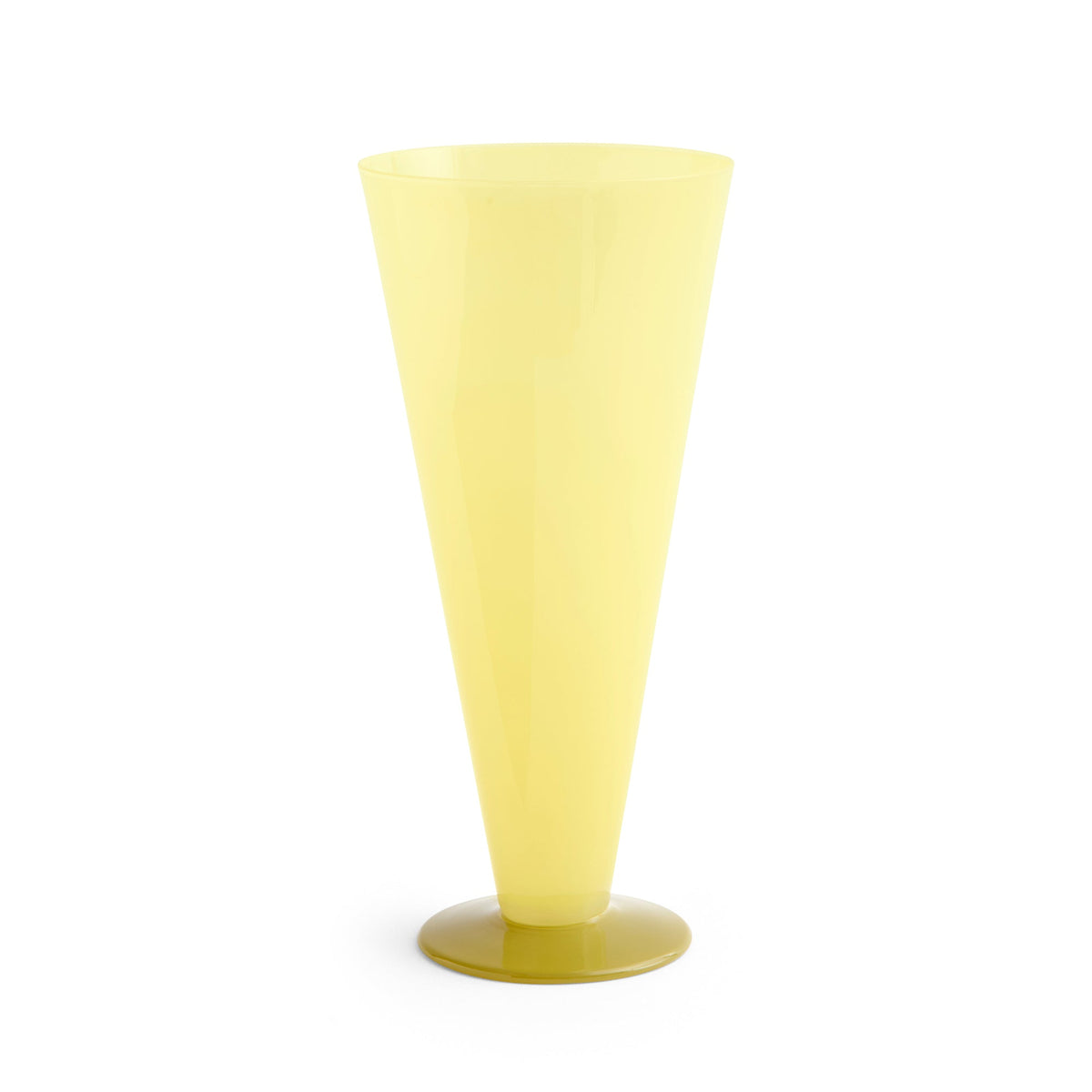 Jarrón Conical · HAY · Yellow And Lime Green / L