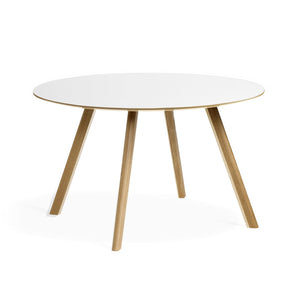 Mesa de comedor Copenhague CPH25 · HAY · Laminate, White / Ø 120 cm