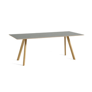 Mesa de comedor Copenhague CPH30 · HAY · Grey / 200 x 90 cm / Varnished Oak
