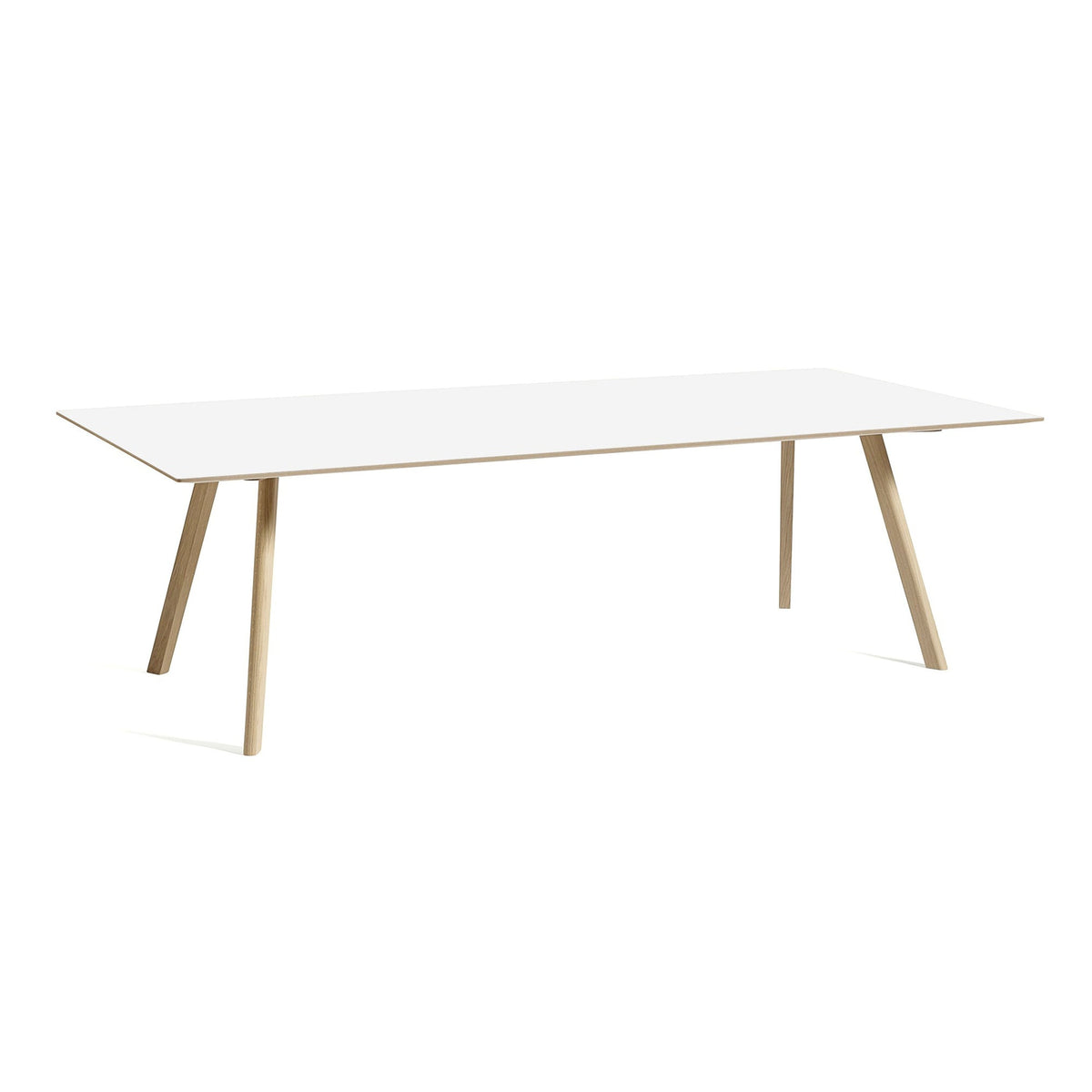 Mesa de comedor Copenhague CPH30 · HAY · White / 250 x 120 cm / Varnished Oak