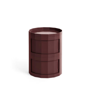 Mueble auxiliar Facet · HAY · Burgundy / 20 cm