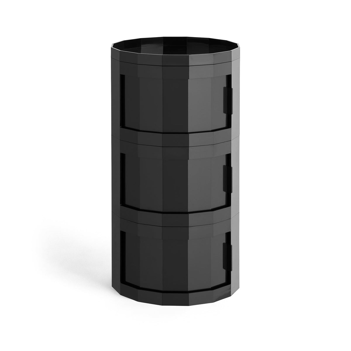 Mueble auxiliar Facet · HAY · Anthracite / 30 cm