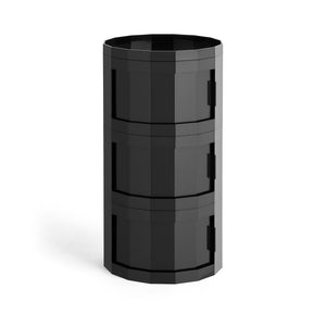 Mueble auxiliar Facet · HAY · Anthracite / 30 cm