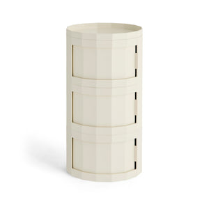 Mueble auxiliar Facet · HAY · Eggshell / 30 cm