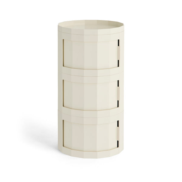 Mueble auxiliar Facet · HAY · Eggshell / 30 cm
