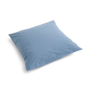 Funda de almohada Fineline · HAY · Blue / 80 x 80 cm