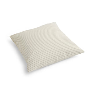 Funda de almohada Fineline · HAY · Ivory / 80 x 80 cm