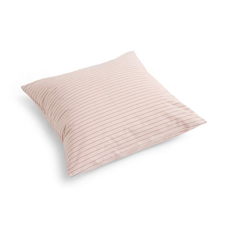 Funda de almohada Fineline · HAY · Soft Pink / 80 x 80 cm