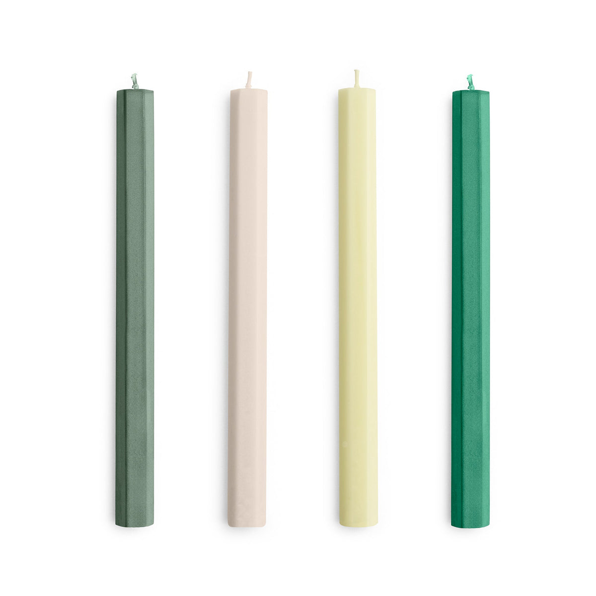 Velas Hexagon · HAY · Green/White