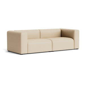 Sofá Mags 2,5 plazas · HAY · Kvadrat " Hallingdal " 65 beige (220) / Armrests On Both Sides / Combination 1