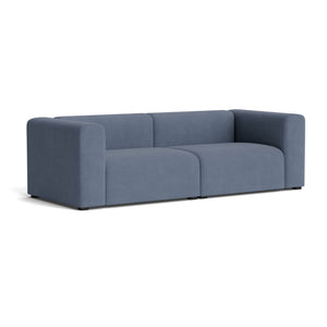 Sofá Mags 2,5 plazas · HAY · Linara blue (198) / Armrests On Both Sides / Combination 1