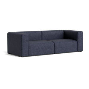 Sofá Mags 2,5 plazas · HAY · Overlap dark gray (03) / Armrests On Both Sides / Combination 1
