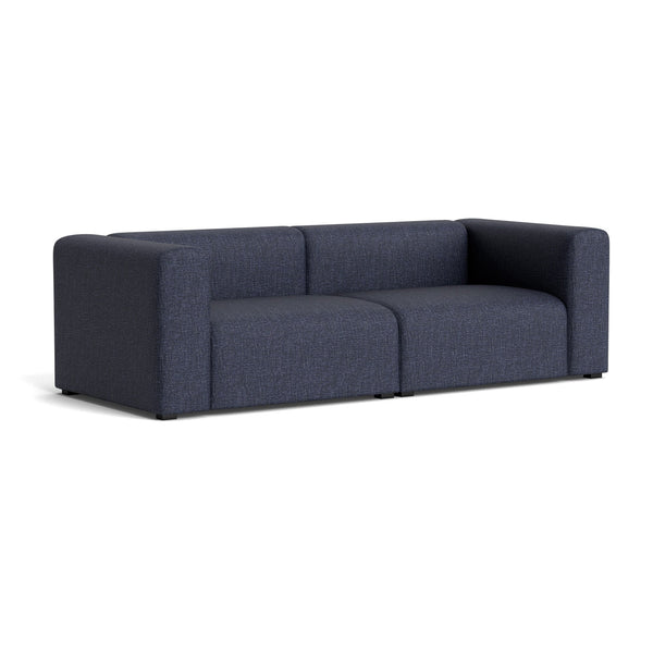 Sofá Mags 2,5 plazas · HAY · Overlap dark gray (03) / Armrests On Both Sides / Combination 1