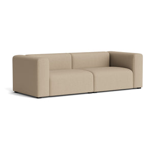 Sofá Mags 2,5 plazas · HAY · Maglia Warm Gray / Armrests On Both Sides / Combination 1