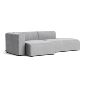 Sofá Mags 2,5 plazas · HAY · Kvadrat " Hallingdal " 65 Light Gray (130) / Left Armrest / Combination 3