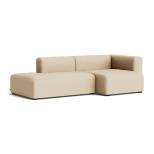 Sofá Mags 2,5 plazas · HAY · Kvadrat " Hallingdal " 65 beige (220) / Right Armrest / Combination 3