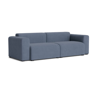 Sofá Mags 2,5 plazas con brazos bajos · HAY · Linara blue (198) / Armrests On Both Sides / Combination 1