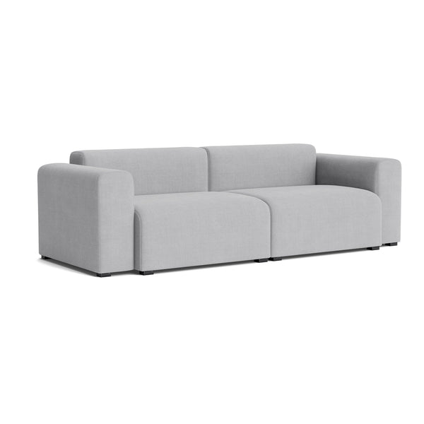 Sofá Mags 2,5 plazas con brazos bajos · HAY · Linara light gray (443) / Armrests On Both Sides / Combination 1
