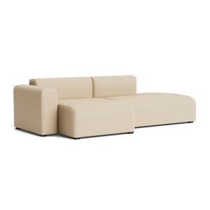 Sofá Mags 2,5 plazas con brazos bajos · HAY · Kvadrat " Hallingdal " 65 beige (220) / Left Armrest / Combination 3