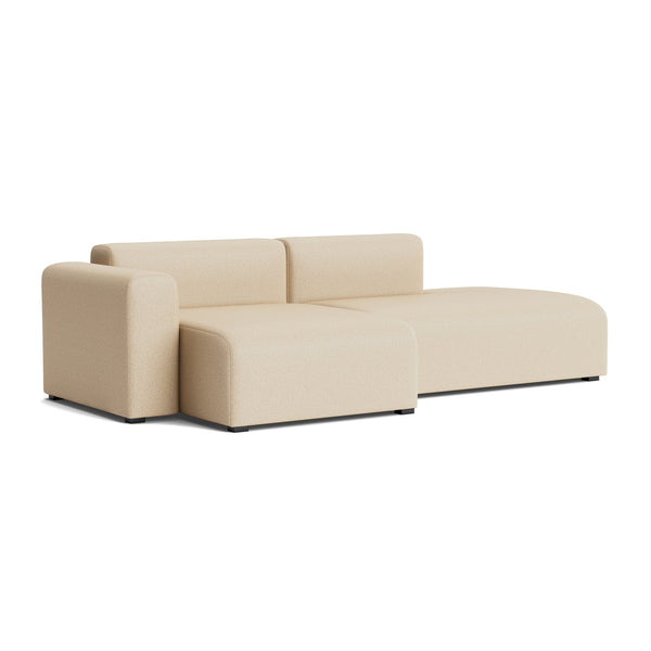 Sofá Mags 2,5 plazas con brazos bajos · HAY · Kvadrat " Hallingdal " 65 beige (220) / Left Armrest / Combination 3