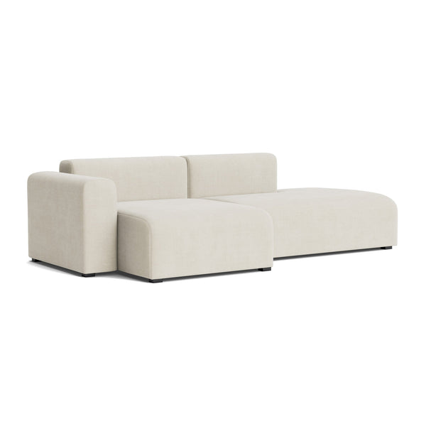 Sofá Mags 2,5 plazas con brazos bajos · HAY · Linara cream (440) / Left Armrest / Combination 3