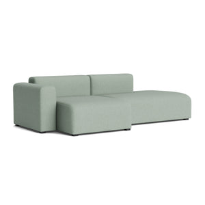 Sofá Mags 2,5 plazas con brazos bajos · HAY · Metaphor light green (023) / Left Armrest / Combination 3