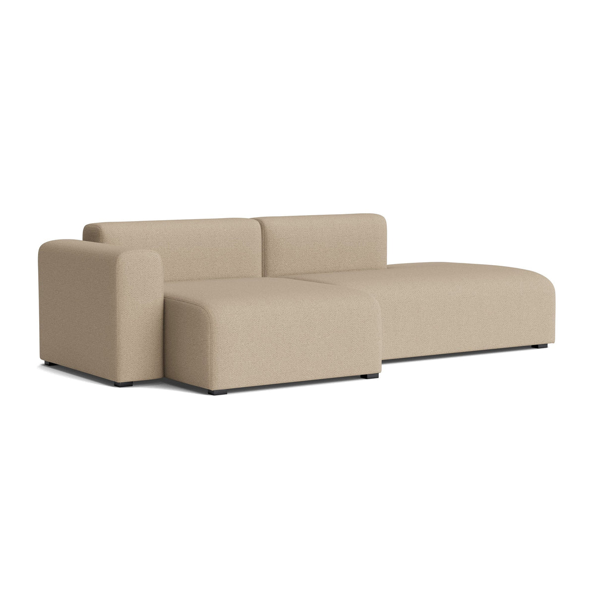 Sofá Mags 2,5 plazas con brazos bajos · HAY · Maglia Warm Gray / Left Armrest / Combination 3