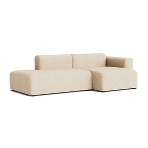 Sofá Mags 2,5 plazas con brazos bajos · HAY · Bolgheri beige (LGG60) / Right Armrest / Combination 3