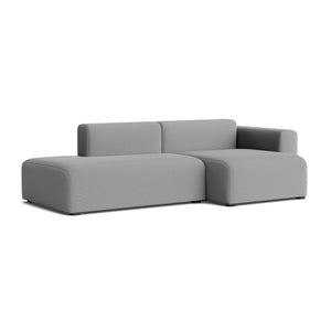 Sofá Mags 2,5 plazas con brazos bajos · HAY · Steelcut Gray Trio (133) / Right Armrest / Combination 3