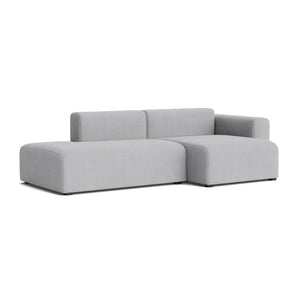 Sofá Mags 2,5 plazas con brazos bajos · HAY · Linara light gray (443) / Right Armrest / Combination 3