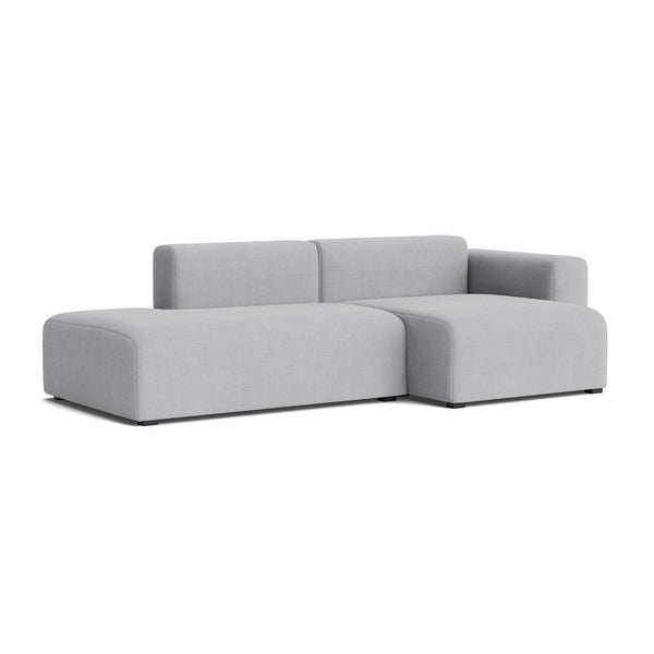 Sofá Mags 2,5 plazas con brazos bajos · HAY · Linara light gray (443) / Right Armrest / Combination 3