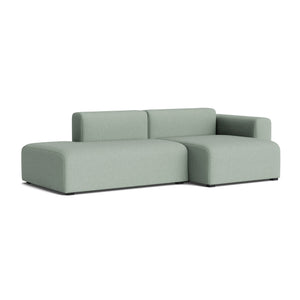 Sofá Mags 2,5 plazas con brazos bajos · HAY · Metaphor light green (023) / Right Armrest / Combination 3