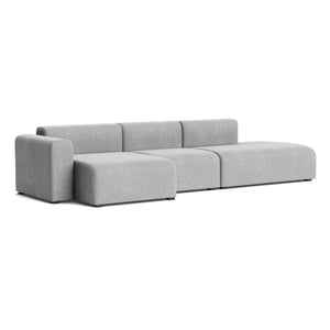 Sofá de 3 plazas Mags · HAY · Kvadrat " Hallingdal " 65 Light Gray (130) / Left Armrest / Combination 4