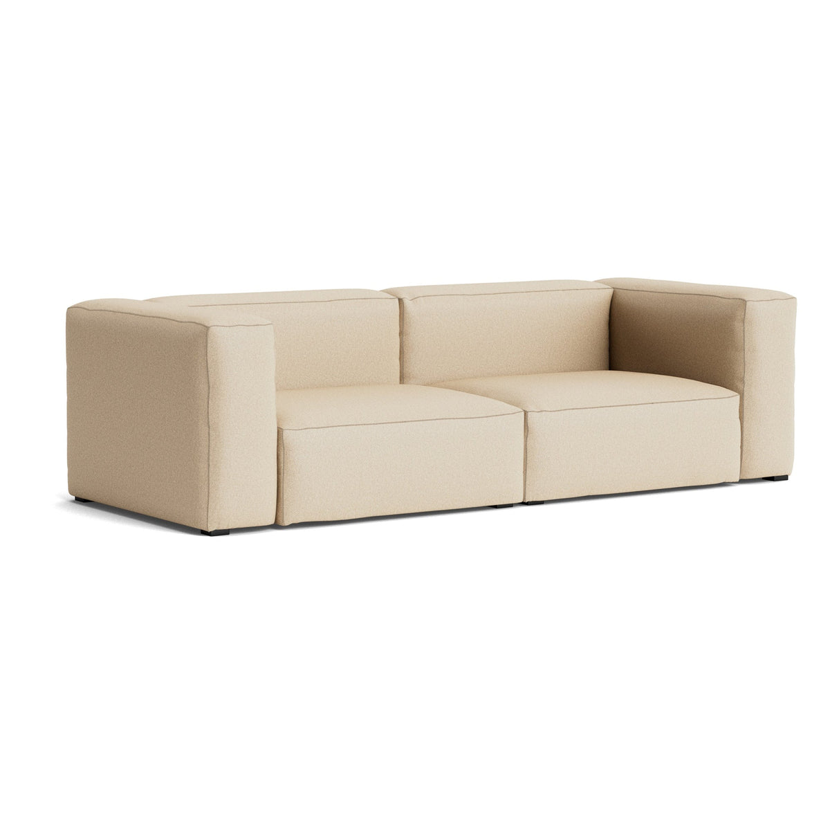 Sofá de 2,5 plazas Mags Soft · HAY · Kvadrat " Hallingdal " 65 beige (220) / Armrests On Both Sides / Combination 1